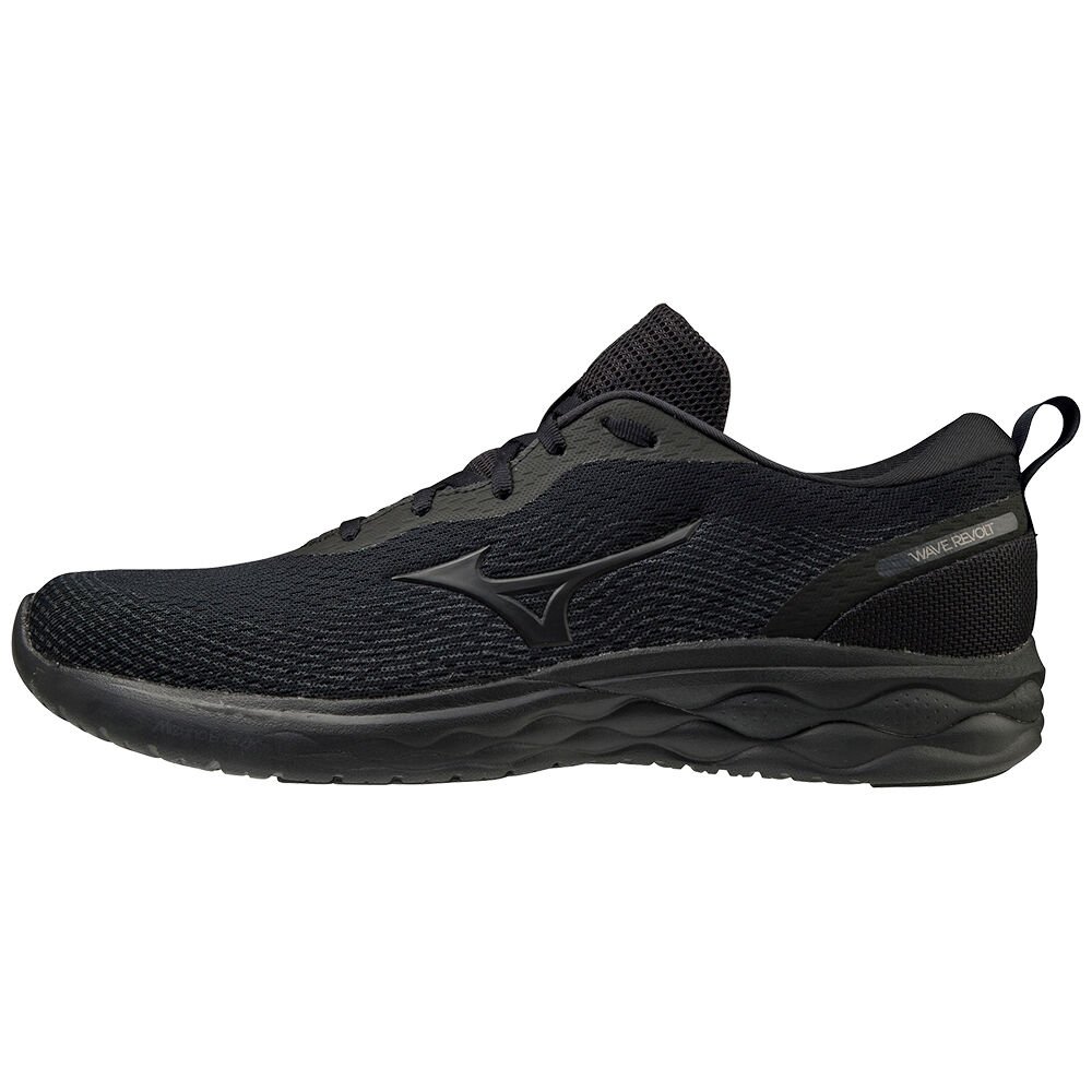 Sapatilhas Running Mizuno Wave Revolt - Mulher - Pretas/Pretas - NUMLG2875